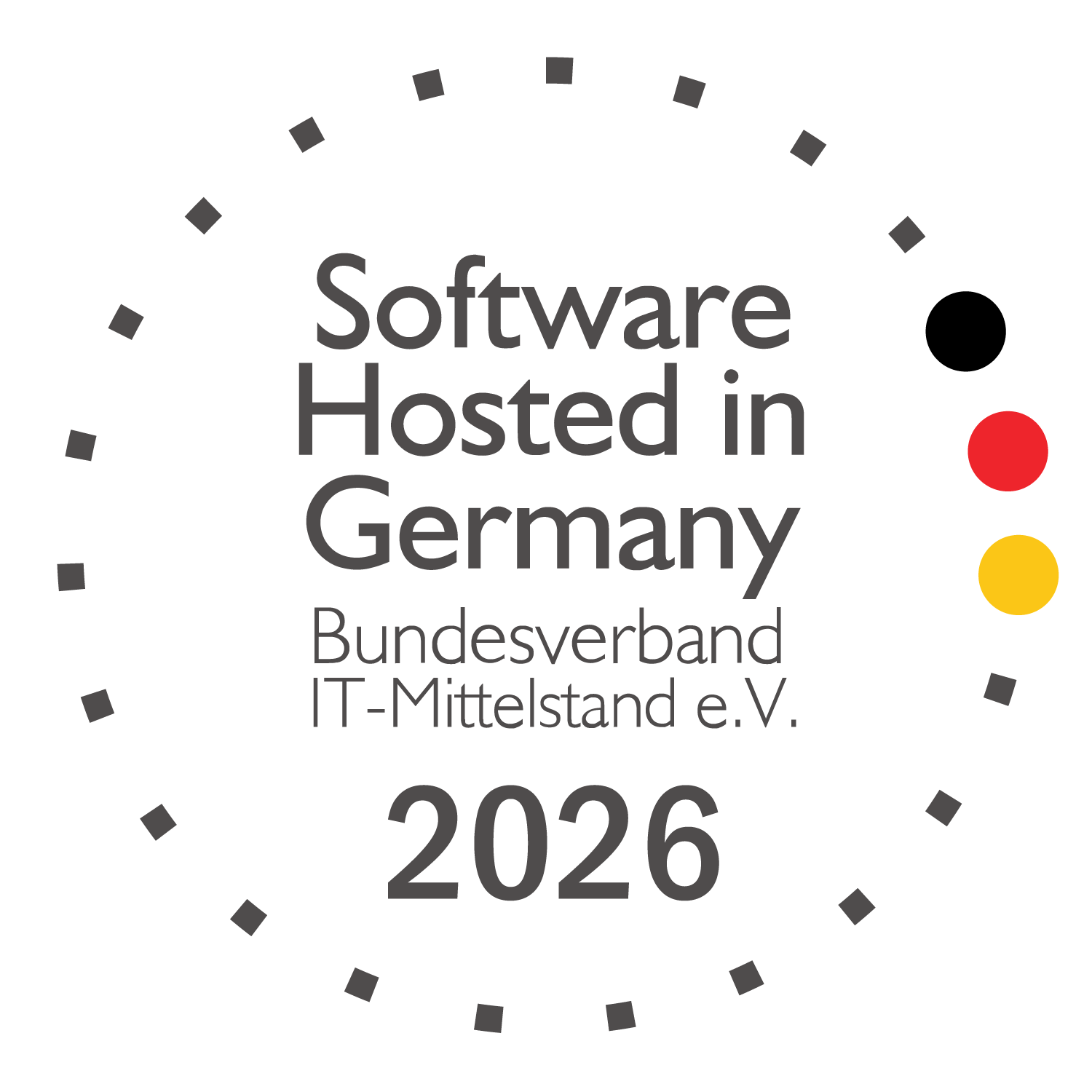Zertifikat „Software Hosted in Germany“